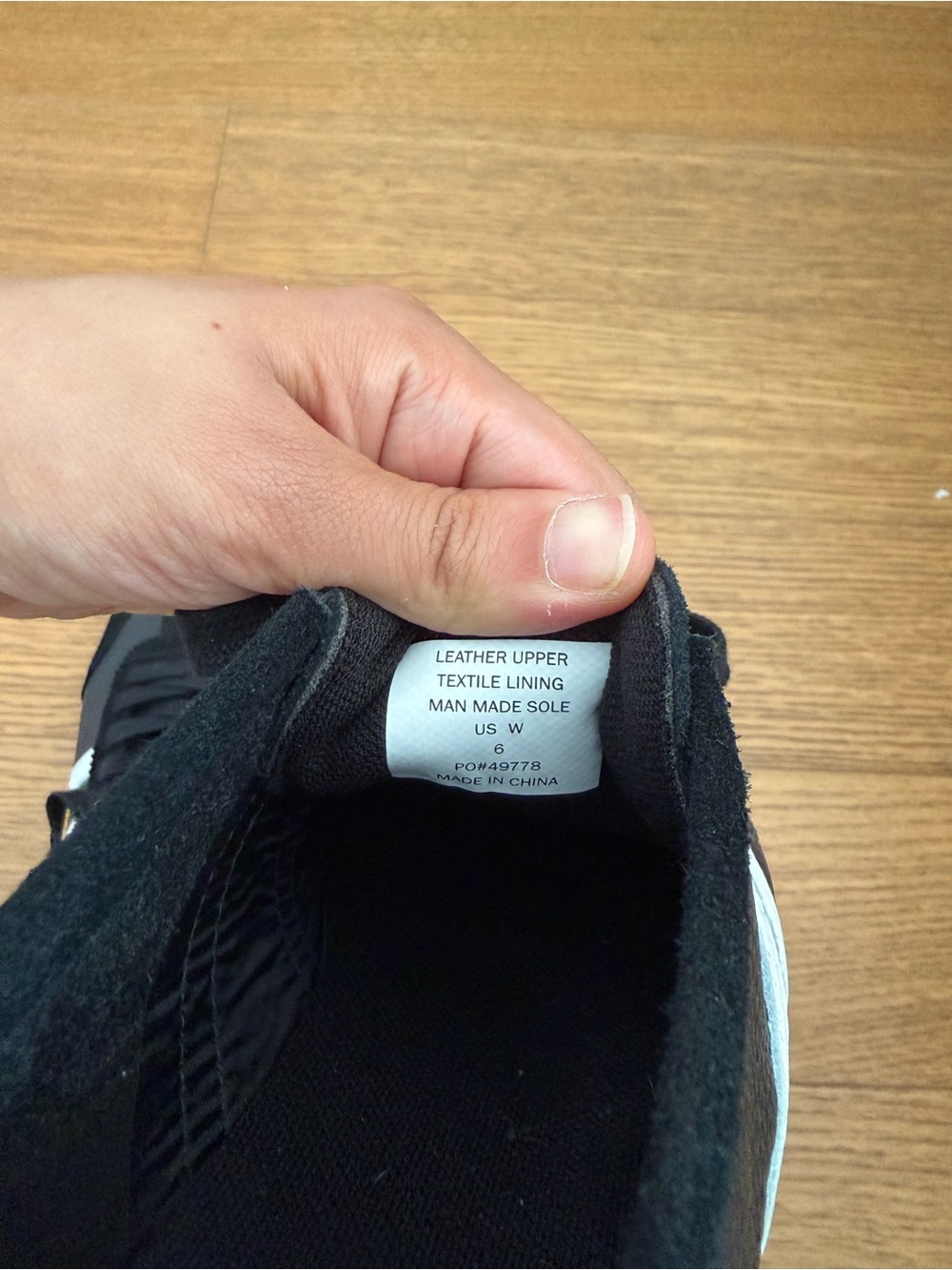 Quince Low Profile Black & White Sneakers - Picture 6 of 6